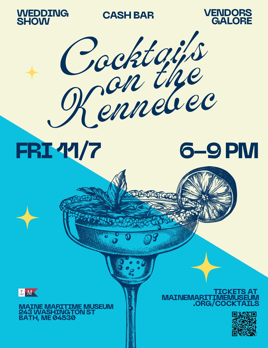 Cocktails on the Kennebec Flyer